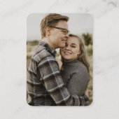 Asiatischer Einfluss Chinoiserie Blaue Details Begleitkarte (Rückseite)