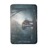 Asiatischer Elefant in einem sonnenbeleuchteten Wa Badematte (Vorderseite Vertikal)