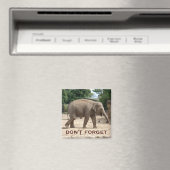 Asiatischer Elefant speichert das Datumsfenster Magnet (In Situ (Geschirrspüler))