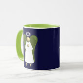 Asiatischer Engel, Guardian Angel-Tasse Tasse (Vorderseite Links)