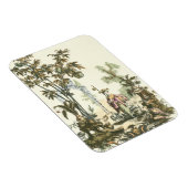 Asiatischer Garten mit Frauen und Tieren Magnet (Rechte Seite)