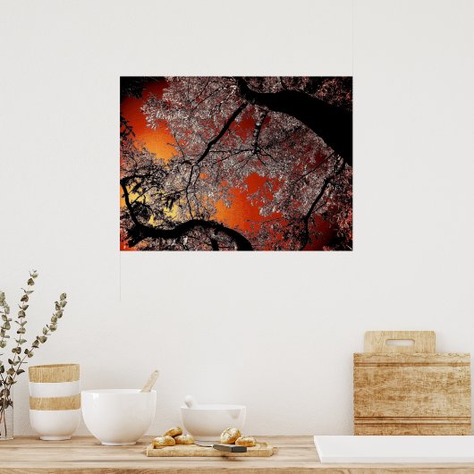 asiatischer Himmel Poster (Küche)