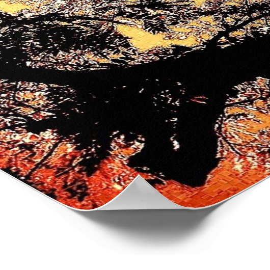 asiatischer Himmel Poster (Ecke)