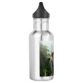 Asiatischer Jungfisch Edelstahlflasche (Links)