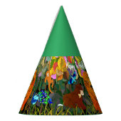 Asiatischer Jungle Tiger Sonnenbär Pfauenaffe Partyhütchen (Links)