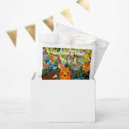 Asiatischer Jungle Tiger Sun Bear Peacock Indian R Geschenktütchen