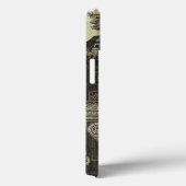 Asiatischer Kaisertempel in Schwarz und Weiß Case-Mate iPhone Hülle (Rückseite / Rechts)