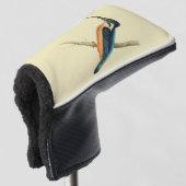 Asiatischer Kingfisher Golf Headcover (3/4 Vorderseite)