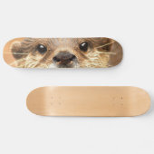 Asiatischer kleiner gekratzter Otter Skateboard (Horizontal)