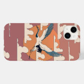 Asiatischer Kranich im Flug Case-Mate iPhone Hülle (Rückseite (Horizontal))