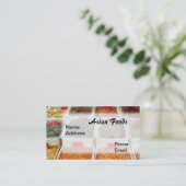 Asiatischer Nahrungsmittelmarkt für getrocknete Visitenkarte (Stehend Vorderseite)