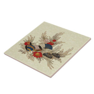 Asiatischer Ozean Deco Fliese