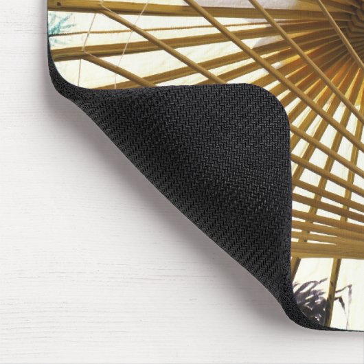 asiatischer Papierregenschirm Mousepad (Ecke)