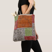 Asiatischer Patchwork-Teppich, Istanbul-Detail Tasche (Von Nahem)