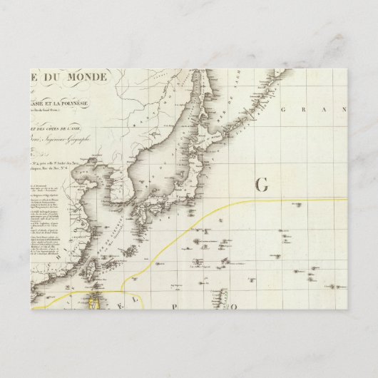 Asiatischer Pazifik Postkarte (Vorderseite)