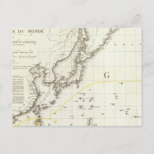 Asiatischer Pazifik Postkarte