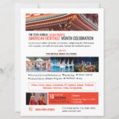 Asiatischer pazifischer amerikanischer Kulturerbe (Vorderseite)