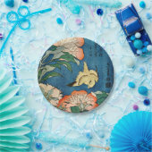 ASIATISCHER PFINGSTROSEN-Pappteller Pappteller (Party)