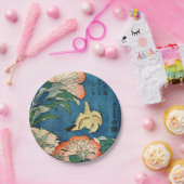 ASIATISCHER PFINGSTROSEN-Pappteller Pappteller (Party)