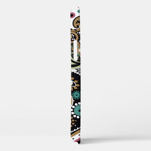 Asiatischer Pisley: modernes, nahtloses Design. Case-Mate iPhone Hülle (Rückseite / Rechts)