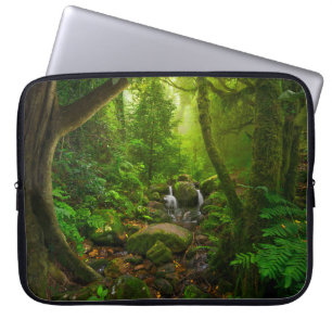 Asiatischer Regenwalddschungel, Wald, Umwelt Laptopschutzhülle