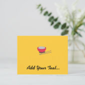 asiatischer Reis Postkarte (Stehend Vorderseite)