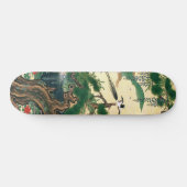 Asiatischer Rote Skateboard (Horizontal)