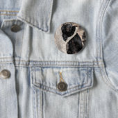 Asiatischer schwarzer Bär Button (Beispiel)