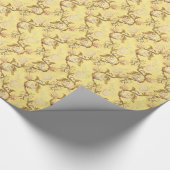 Asiatischer Seidensieb Vintager Chic Geschenkpapier (Ecke)