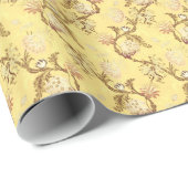 Asiatischer Seidensieb Vintager Chic Geschenkpapier (Rolleneckpunkt)