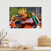 Asiatischer Tänzer Poster (Küche)