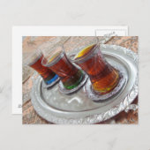 Asiatischer Tee Postkarte (Vorne/Hinten)