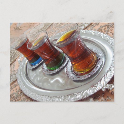 Asiatischer Tee Postkarte (Vorderseite)