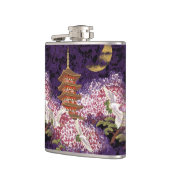 Asiatischer Tempel Flachmann (Links)