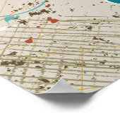 Asiatischer Tempel Pagode und Sonnenbrille Poster (Ecke)