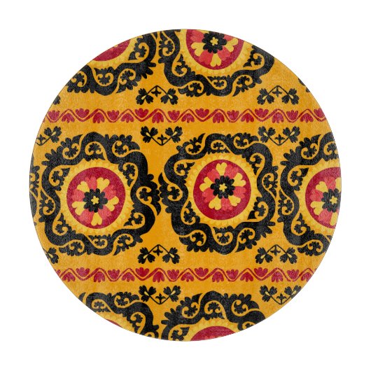 Asiatischer Teppich Suzanne: Traditionelle Sticker Schneidebrett (Vorderseite)