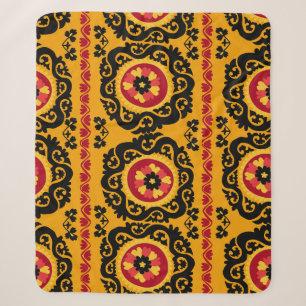 Asiatischer Teppich Suzanne: Traditionelle Sticker Sherpadecke