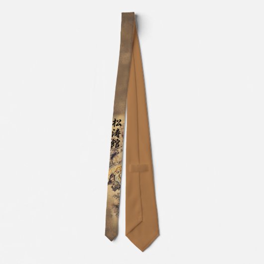 asiatischer Tiger Krawatte (Rückseite)