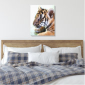 Asiatischer Tiger Leinwanddruck (Insitu (Schlafzimmer))