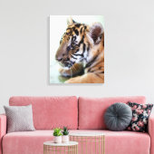 Asiatischer Tiger Leinwanddruck (Insitu (Wohnzimmer))
