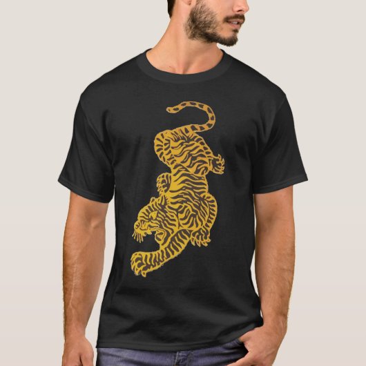 Asiatischer Tiger T-Shirt (Vorderseite)