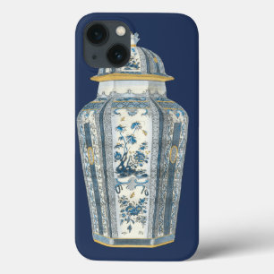 Asiatischer Urner in Blau und Weiß Case-Mate iPhone Hülle
