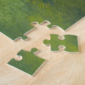 Asiatischer Wald, Acrylmönche. Puzzle (Seite)