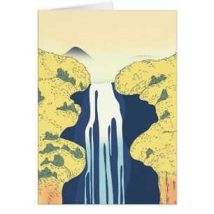 Asiatischer Wasserfall