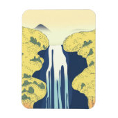 Asiatischer Wasserfall Magnet (Vertikal)