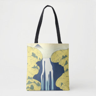 Asiatischer Wasserfall Tasche