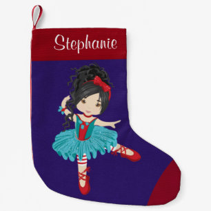 Asiatischer Weihnachtsballerina Kleiner Weihnachts Kleiner Weihnachtsstrumpf