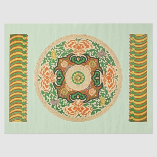 Asiatisches Design #1 - Tissue Paper Seidenpapier (Vorderseite)