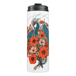 Asiatisches Drachen-Logo Thermosbecher