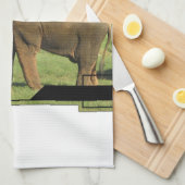 Asiatisches Elefant-Geschirrtuch Geschirrtuch (Viertel Falte)